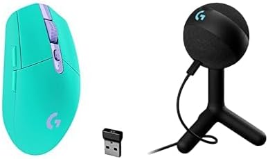 Logitech G305 Lightspeed Wireless Gaming Mouse  Hero Sensor  12 000 DPI  Lightweight  6 Programmable Buttons  250h Battery  On Board Memory  Compatible with PC  Mac   Black