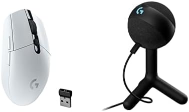 Logitech G305 Lightspeed Wireless Gaming Mouse  Hero Sensor  12 000 DPI  Lightweight  6 Programmable Buttons  250h Battery  On Board Memory  Compatible with PC  Mac   Black