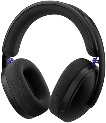 Logitech G Auriculares inalámbricos Bluetooth 325 Lightspeed para juegos, comodidad durante todo el día, micrófono integrado con reducción de ruido, audio de 24 bits, duración de la batería de más de 24 horas, para PC, PlayStation, Switch, móvil, negro