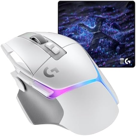 Logitech G502 X Plus Wireless Gaming Mouse  Optical Switches  LIGHTSYNC RGB  13 Buttons  Infinite Scroll Toggle  <130 hr Battery Life  USB C  PowerPlay Wireless Charging Capable  for PC/MacOS   Black