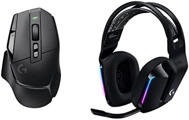 Logitech G502 X Plus Wireless Gaming Mouse  Optical Switches  LIGHTSYNC RGB  13 Buttons  Infinite Scroll Toggle  <130 hr Battery Life  USB C  PowerPlay Wireless Charging Capable  for PC/MacOS   Black