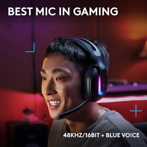 Logitech G522 Lightspeed Wireless Gaming Headset  Full Band Mic  Advanced Audio  Tri Connect  Lightspeed  Bluetooth  USB A to C   LIGHTSYNC RGB  for PC & Nintendo Switch/Switch 2   Black