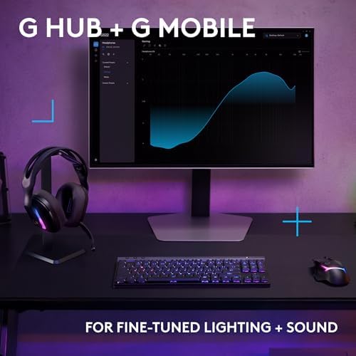 Logitech G522 Lightspeed Wireless Gaming Headset  Full Band Mic  Advanced Audio  Tri Connect  Lightspeed  Bluetooth  USB A to C   LIGHTSYNC RGB  for PC & Nintendo Switch/Switch 2   Black