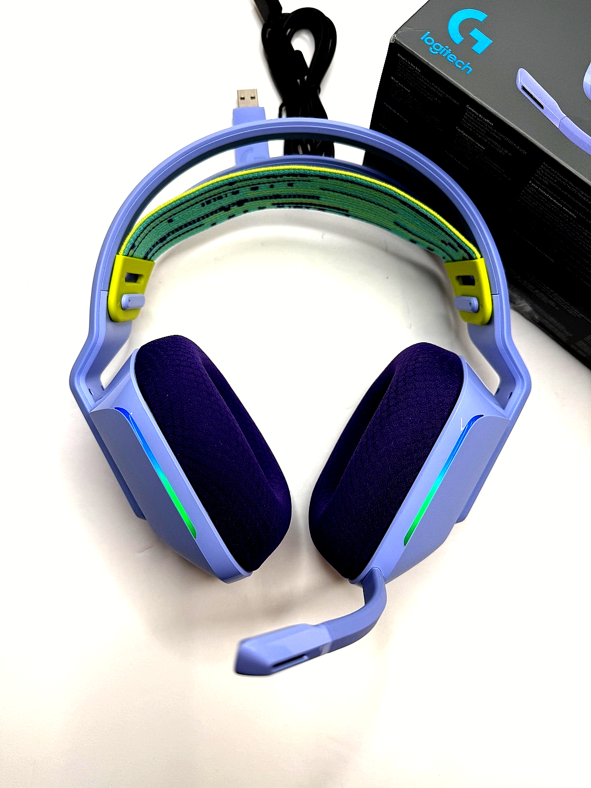 Logitech G733 Wireless Gaming Headset   Lilac