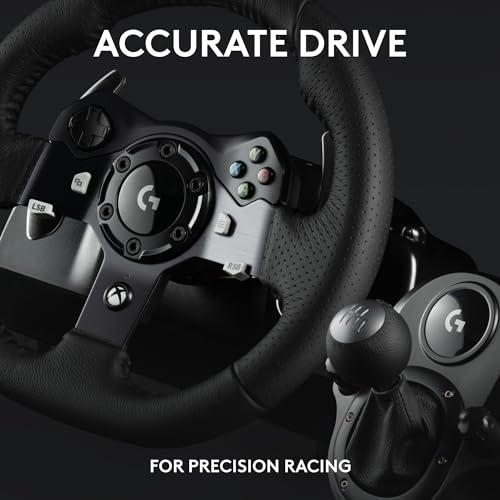 Logitech G920 Driving Force Racing Wheel and Pedals  Force Feedback   Logitech G Driving Force Shifter   Xbox Series X S  Xbox One and PC  Mac   Black