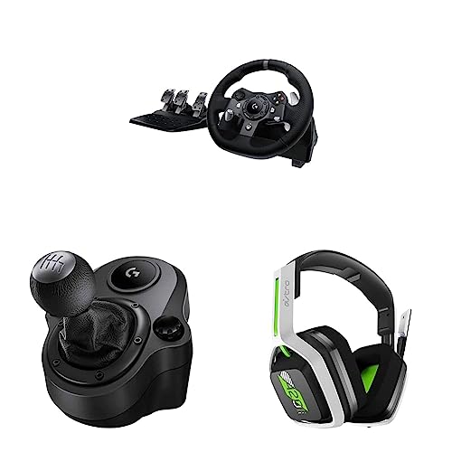 Logitech G920 Driving Force Racing Wheel and Pedals  Force Feedback   Logitech G Driving Force Shifter   Xbox Series X S  Xbox One and PC  Mac   Black