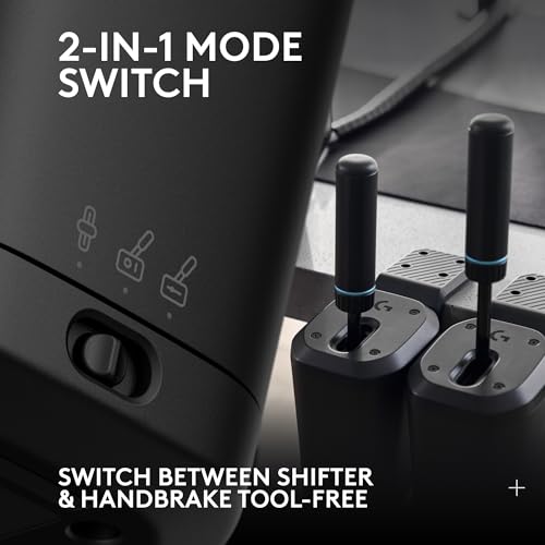 Logitech G923 Racing Wheel and Pedals  TRUEFORCE Force Feedback   Logitech G Driving Force Shifter   Real Leather  For PS5  PS4  PC  Mac   Black