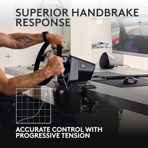 Logitech G923 Racing Wheel and Pedals  TRUEFORCE Force Feedback   Logitech G Driving Force Shifter   Real Leather  For PS5  PS4  PC  Mac   Black