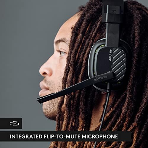 Logitech G Astro A10 Gen 2 Cross Platform Wired Gaming Headset for PlayStation 5/4  Xbox S X  Nintendo Switch  PC  3 5mm Headphone Jack  32mm Drivers  Flip to Mute Mic  Over Ear   Black/Xbox Edition