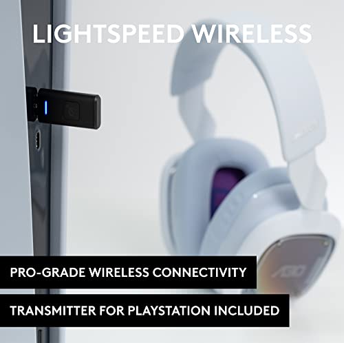 Logitech G Astro A30 LIGHTSPEED Wireless Gaming Headset   Bluetooth  Dolby Atmos/3D Audio Compatible  Detachable Boom  27hr battery  for PS5  PS4  Nintendo Switch  PC  Android