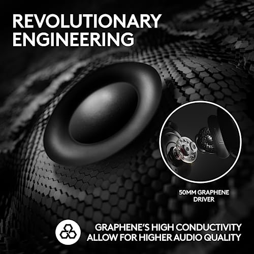 Logitech G PRO X 2 Lightspeed Wireless Gaming Headset  Wireless Gaming Headphones with Mic  50mm Graphene Drivers  2 02 0 7 1 Surround  Bluetooth/USB/3 5mm Aux   Black