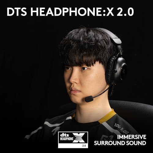 Logitech G PRO X 2 Lightspeed Wireless Gaming Headset  Wireless Gaming Headphones with Mic  50mm Graphene Drivers  2 02 0 7 1 Surround  Bluetooth/USB/3 5mm Aux  for PS4/PS5/PC/Nintendo Switch   Black