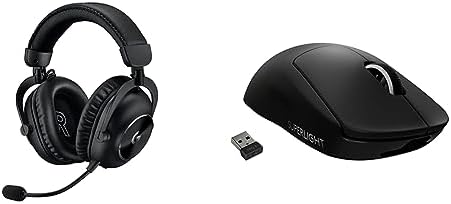 Logitech G PRO X 2 Lightspeed Wireless Gaming Headset  Wireless Gaming Headphones with Mic  50mm Graphene Drivers  2 02 0 7 1 Surround  Bluetooth/USB/3 5mm Aux  for PS4/PS5/PC/Nintendo Switch   Black