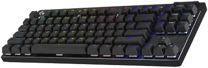 Logitech G PRO X 60 Lightspeed Wireless Gaming Keyboard  Ultra Compact TKL 60  Mechanical Keyboard for Windows PC  LIGHTSYNC RGB  Dual Shot PBT Keycaps  GX Optical Linear Switches   White