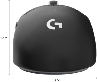 Logitech G PRO X SUPERLIGHT 2 Wireless Gaming Mouse  60g Pro Grade with 5 Programmable Buttons  44k DPI Sensor  8kHz Report Rate  USB C Charging for PC/Mac   Black