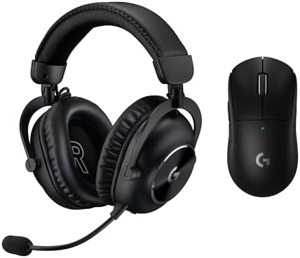 Logitech G PRO X Superlight 2 Wireless Gaming Mouse  60g Pro Grade with 5 Programmable Buttons  44k DPI Sensor  8kHz Report Rate  USB C Charging for PC/Mac   Black