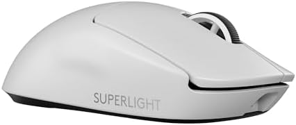 Logitech G PRO X Superlight 2 Wireless Gaming Mouse  60g Pro Grade with 5 Programmable Buttons  44k DPI Sensor  8kHz Report Rate  USB C Charging for PC/Mac   Black