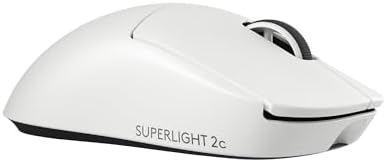 Logitech G PRO X Superlight 2 Wireless Gaming Mouse  60g Pro Grade with 5 Programmable Buttons  44k DPI Sensor  8kHz Report Rate  USB C Charging for PC/Mac   Black