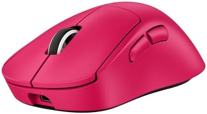 Logitech G PRO X Superlight 2 Wireless Gaming Mouse  60g Pro Grade with 5 Programmable Buttons  44k DPI Sensor  8kHz Report Rate  USB C Charging for PC/Mac   Black