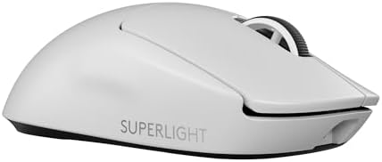 Logitech G PRO X Superlight 2 Wireless Gaming Mouse  60g Pro Grade with 5 Programmable Buttons  44k DPI Sensor  8kHz Report Rate  USB C Charging for PC/Mac   Black