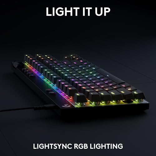 Logitech G PRO X TKL Rapid Tenkeyless Wired Gaming Keyboard with Magnetic Analog Switches  RGB   Black  PC Gaming Keyboards  Pro