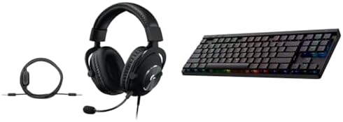 Logitech G PRO X Wireless Lightspeed Gaming Headset with Blue VO CE Mic Filter Tech  50 mm PRO G Drivers  and DTS Headphone X 2 0 Surround Sound  20  Hour Battery Life   Black