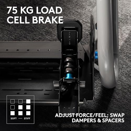 Logitech G RS50 Racing Wheel System   8Nm Direct Drive Base  RS Wheel Hub with 13 Buttons  11  Round Wheel   RS Pedals   Sim Racing Pedals with 75 kg Load Cell  Modular Design  for PS5/PS4/PC   Black