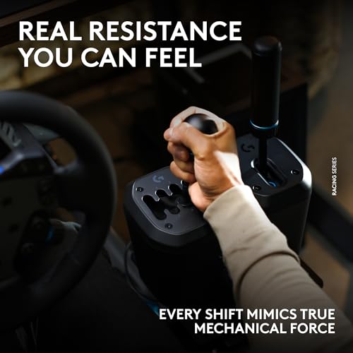 Logitech G RS H SHIFTER   Sim Racing Gear Shifter compatible with PRO  RS50 Racing Wheel Base for consoles PlayStation 5  Playstation 4  Xbox Series X S  Xbox One  and PC