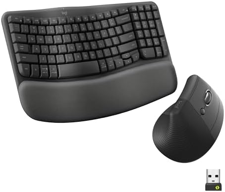 Logitech Lift Vertical Ergonomic Mouse  Wireless  Bluetooth or Logi Bolt USB Receiver  Quiet clicks  4 Buttons  Compatible with Windows/macOS/iPadOS  Laptop  PC   Off White