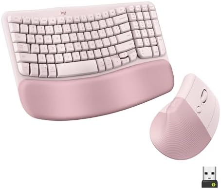 Logitech Lift Vertical Ergonomic Mouse  Wireless  Bluetooth or Logi Bolt USB Receiver  Quiet clicks  4 Buttons  Compatible with Windows/macOS/iPadOS  Laptop  PC   Off White