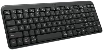Logitech MK250 Bluetooth Wireless Mouse and Keyboard Combo  Fast & Easy Connectivity  Compact Wireless Keyboard  Ambidextrous Mouse  Durable Build   Windows/MacOS   Graphite
