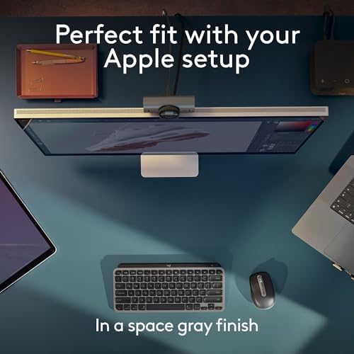 Logitech MX Anywhere 3S for Mac  Compact Wireless Bluetooth Mouse  8K DPI Any Surface Tracking  Quiet Clicks  USB C  Wireless Mouse for MacBook Pro  MacBook Air  iMac  iPad   Space Grey