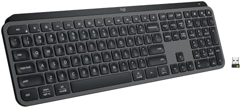 Logitech MX Keys Mini Minimalist Wireless Illuminated Keyboard  Compact  Bluetooth  Backlit  USB C  Compatible with Apple macOS  iOS  Windows  Linux  Android  Metal Build   Graphite