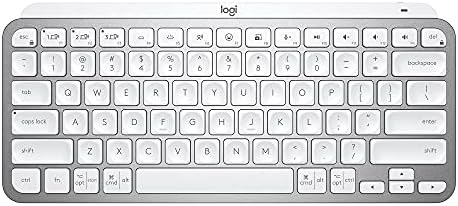 Logitech MX Keys Mini Minimalist Wireless Illuminated Keyboard  Compact  Bluetooth  Backlit  USB C  Compatible with Apple macOS  iOS  Windows  Linux  Android  Metal Build   Graphite