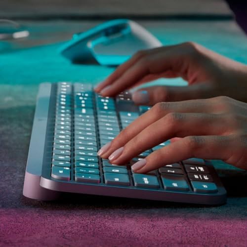 Logitech MX Keys Mini Minimalist Wireless Illuminated Keyboard  Compact  Bluetooth  Backlit  USB C  Compatible with Apple macOS  iOS  Windows  Linux  Android  Metal Build   Graphite