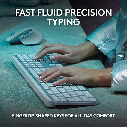 Logitech MX Keys Mini Minimalist Wireless Illuminated Keyboard  Compact  Bluetooth  Backlit  USB C  Compatible with Apple macOS  iOS  Windows  Linux  Android  Metal Build   Graphite