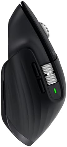 Logitech MX Master 3S   Wireless Performance Mouse with Ultra Fast Scrolling  Ergo  8K DPI  Track on Glass  Quiet Clicks  USB C  Bluetooth  Windows  Linux  Chrome  Black 