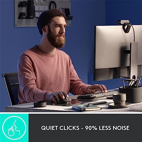 Logitech MX Master 3S   Wireless Performance Mouse with Ultra Fast Scrolling  Ergo  8K DPI  Track on Glass  Quiet Clicks  USB C  Bluetooth  Windows  Linux  Chrome  Black 