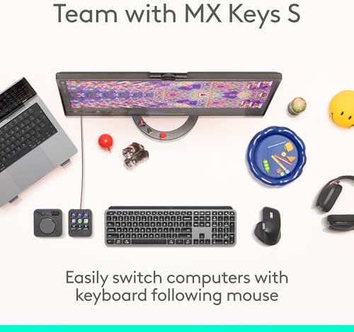 Logitech MX Master 4  Ergonomic Wireless Mouse with Advanced Performance Haptic Feedback  Ultra Fast Scrolling  USB C Charging  Bluetooth  Windows  MacOS   Graphite