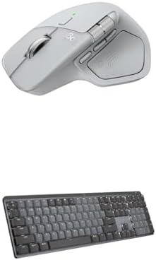 Logitech MX Master 4  Ergonomic Wireless Mouse with Advanced Performance Haptic Feedback  Ultra Fast Scrolling  USB C Charging  Bluetooth  Windows  MacOS   Graphite