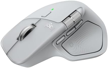 Logitech MX Master 4  Ergonomic Wireless Mouse with Advanced Performance Haptic Feedback  Ultra Fast Scrolling  USB C Charging  Bluetooth  Windows  MacOS   Graphite