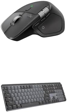 Logitech MX Master 4 para Mac, mouse ergonómico Bluetooth con retroalimentación háptica de rendimiento avanzado, desplazamiento ultrarrápido, carga USB-C, MacOS, iPadOS, Windows, color negro espacial