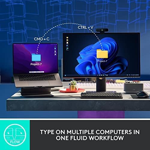 Logitech MX Mechanical Wireless Illuminated Performance Keyboard  Clicky Switches  Backlit Keys  Bluetooth  USB C  macOS  Windows  Linux  iOS  Android  Metal