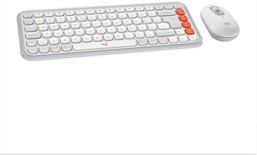 Logitech POP ICON Keys Wireless Bluetooth Keyboard  Comfortable Typing  Programmable Keys  Easy Switch Between up to 3 Devices  for Laptop  Tablet  PC   Graphite and Green