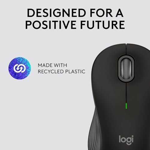 Logitech Signature M550 Wireless Mouse   for Small to Medium Sized Hands  2 Year Battery  Silent Clicks  Bluetooth  Multi Device Compatibility   Black