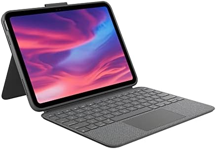 Logitech Slim Folio Keyboard Case for iPad  10th gen & A16  with Integrated Bluetooth Wireless Keyboard