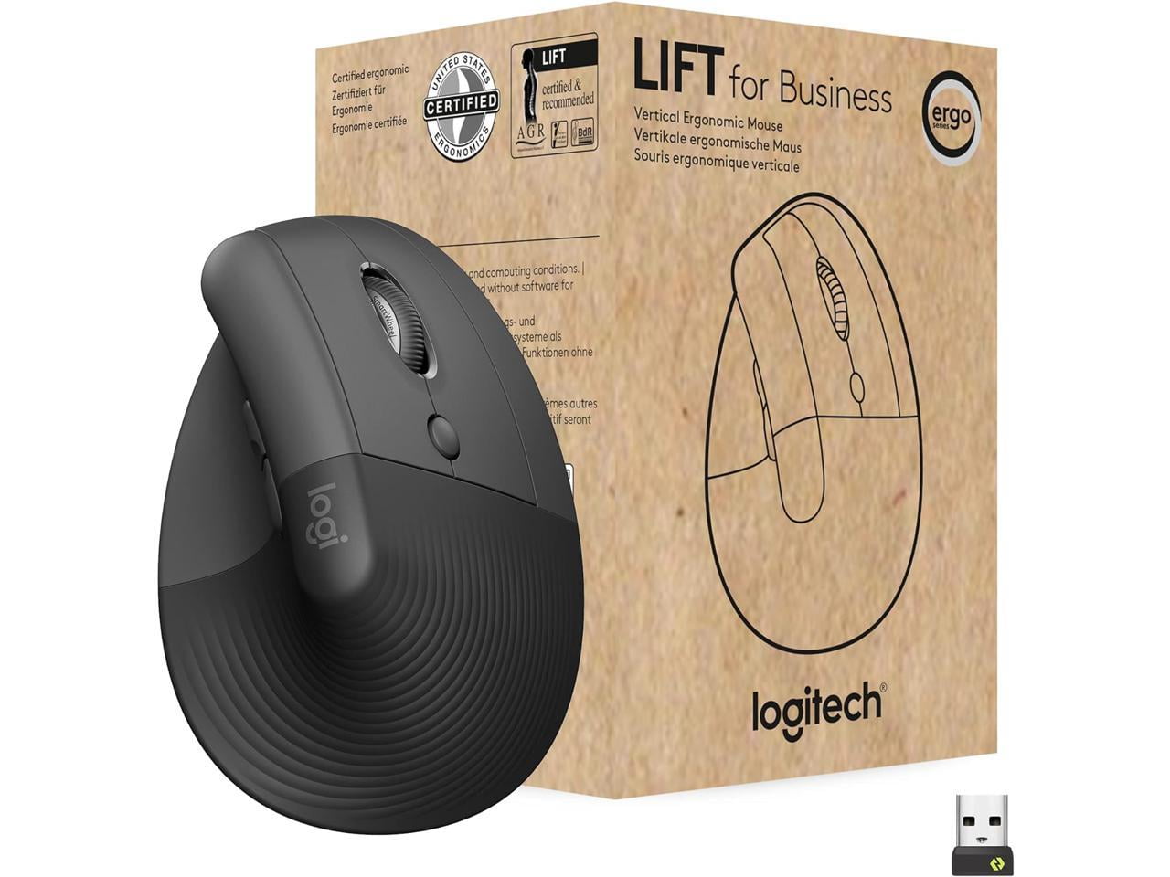 Logitech Vertical Wireless Mouse Business Edition 910 006491