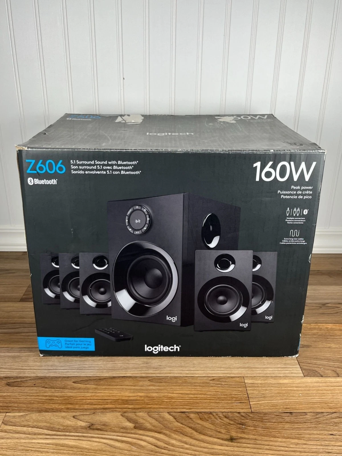 Logitech Z606 5 1 Channel Surround Sound Bluetooth Home Theater Speaker System W