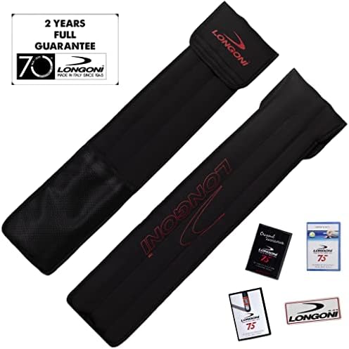 Longoni Inspiration Carom 3 Cushion Cue with 2 E69 Maple Shafts No Wrap