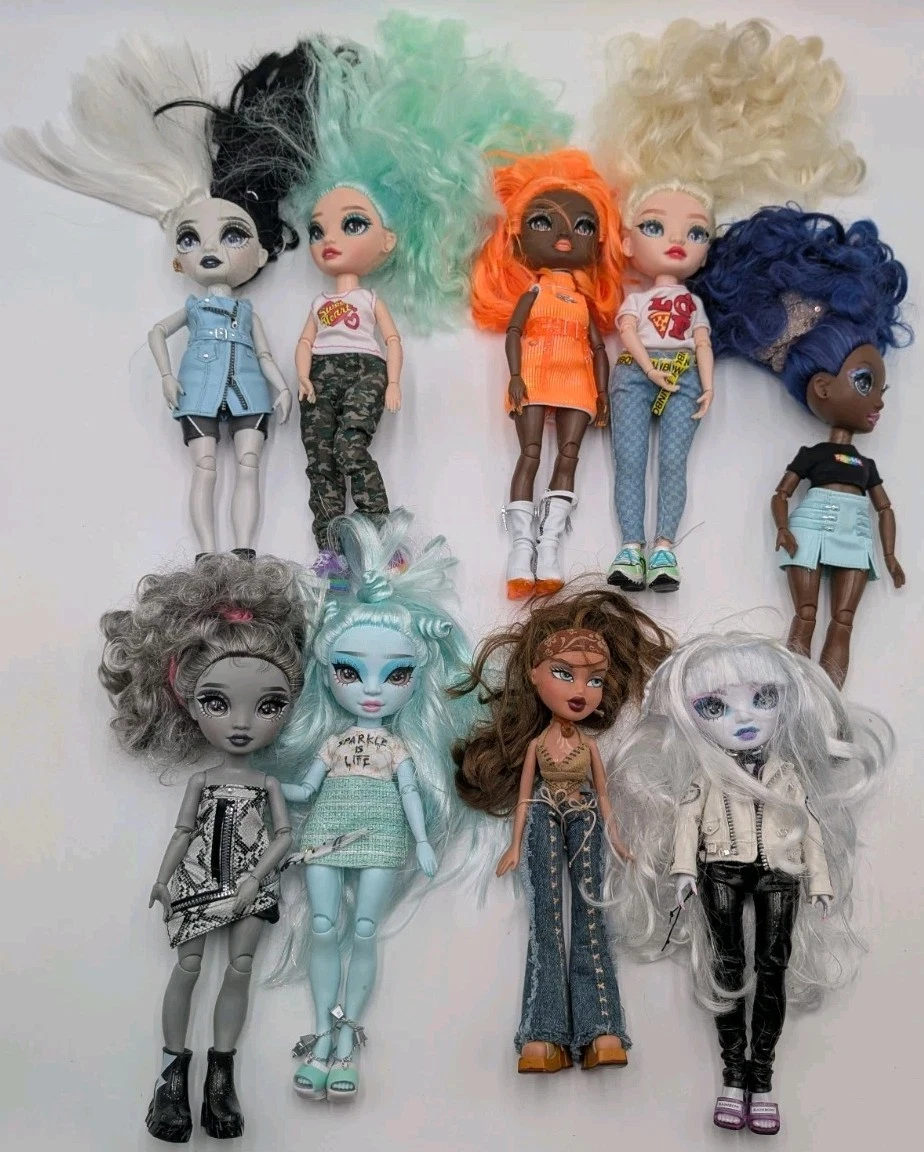Lote 9 Muñecas Rainbow High Shadow High